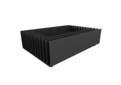 Kratki FIRE/ERIZO/60/40 Τζάκι Εξωτερικού Χώρου Μεταλλικό Μαύρο 60x40x17.5cm