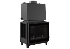 Kratki Franek PW 12 W Hybrid Ενεργειακό Τζάκι Ξύλου Καλοριφέρ 12kW Ίσιο με Ανοιγόμενη Πόρτα