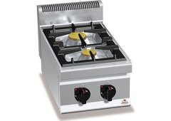 Berto's G7F2B-TK Εστία Υγραερίου Διπλή 20kW 40x70x29cm