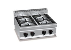 Berto's G7F4B Εστία Υγραερίου Τετραπλή 21kW 80x70x29cm