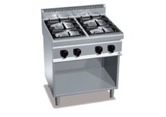 Berto's G7F4M Εστία Υγραερίου Τετραπλή 21kW 71.4x80x90cm