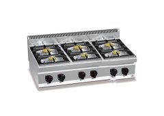 Berto's G7F6B-TK Εστία Υγραερίου Εξαπλή 60kW 120x70x29cm
