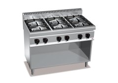 Berto's G7F6M Εστία Υγραερίου Εξαπλή 31.5kW 120x70x90cm