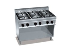 Berto's G7F6MP Εστία Υγραερίου Εξαπλή 42kW 120x70x90cm