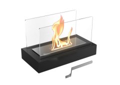 Kratki Galina Tuv Επιτραπέζιο Τζάκι Βιοαιθανόλης Εσωτερικού / Εξωτερικού Χώρου Μαύρο 35.4x18x21.8cm