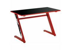 Γραφείο Gaming Z-Shaped Ξύλινο με Μεταλλικά Πόδια 138x25x67cm