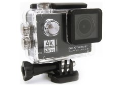 EasyPix GoXtreme Black Hawk+ Action Camera 4K Ultra HD Υποβρύχια (με Θήκη) Μαύρη με Οθόνη 2"