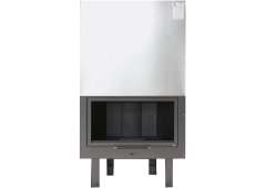 Χυτήρια Μισαηλίδη T-90 Ενεργειακό Τζάκι Ξύλου Καλοριφέρ 24.5kW Ίσιο με Ανοιγόμενη Πόρτα