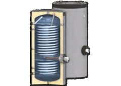 Thermostahl HPM2 500lt Boiler Λεβητοστασίου για Αντλίες θερμότητας με 2 Σερπαντίνες