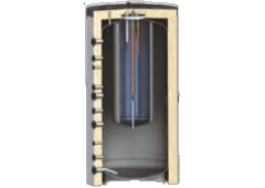 Thermostahl ITK 3000/500lt Δοχείο Αδρανείας Tank in Tank Χωρίς Σερπαντίνα