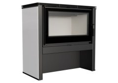 Kratki Juno/12/B Χαλύβδινη Ξυλόσομπα 12kW Μαύρη