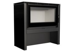 Kratki Juno/12/C Χαλύβδινη Ξυλόσομπα 12kW Μαύρη