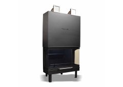 Starfire Κ EVO 80 Crystal ΤΡΙΠΛΕΥΡΟ Ενεργειακή αερόθερμη εστία θέρμανσης