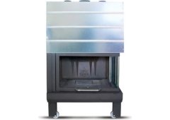 Superkamin Sener 950 Corner C Ενεργειακό Τζάκι 17.5kW Δεξια Γωνία με Πόρτα Ανοιγόμενη