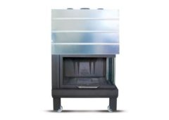 Superkamin Sener 760 Corner C Ενεργειακό Τζάκι Δεξί 16.5kW με Πόρτα Συρόμενη