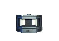 Superkamin Sener Insert Prisma Ενεργειακό Τζάκι Κασέτα Αερόθερμο 14kW Πρισματικό Πόρτα Ανοιγόμενη