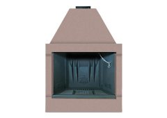 Superkamin Tropical 80 Τζάκι Εσωτερικού Χώρου Μαντεμένιο Γκρι 100x57x146cm