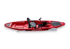 Καγιάκ Μονοθέσιο Angler 12 Pedal Fishing Κόκκινο