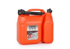 Bax Δοχείο Καυσίμων Πλαστικό με Σωλήνα Επέκτασης 8.5lt Πορτοκαλί