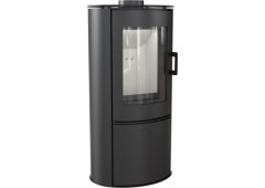 Kratki Koza AB/S/DR Χαλύβδινη Ξυλόσομπα 8kW Μαύρη