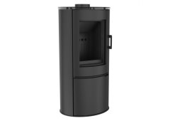 Kratki Koza/AB/SDRB Κεραμική Ξυλόσομπα 8kW Μαύρη