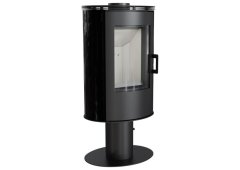 Kratki KOZA/AB/S/N/O/DR/KAFEL Χαλύβδινη Ξυλόσομπα 8kW Μαύρη