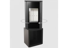 Kratki KOZA/ENYO/FLAT/01 Χαλύβδινη Ξυλόσομπα 6kW Μαύρη