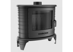 Kratki Koza K8 Μεταλλική Ξυλόσομπα 9kW Μαύρη