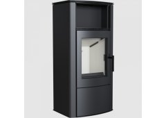 Kratki Koza/Proton Χαλύβδινη Ξυλόσομπα 8kW Μαύρη