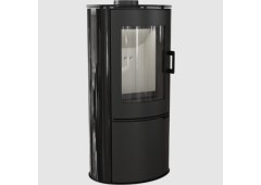 Kratki Koza/AB/S/DR/Kafel Χαλύβδινη Ξυλόσομπα 8kW Μαύρη