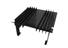 Kratki FIRE/GAMELA Τζάκι Εξωτερικού Χώρου Μεταλλικό Μαύρο 58x58x32.5cm