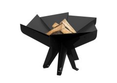 Kratki FIRE/HEX Τζάκι Εξωτερικού Χώρου Μεταλλικό Μαύρο 66x57.2x41.9cm