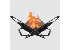 Kratki Fire / Pit Τζάκι Εξωτερικού Χώρου Μεταλλικό Μαύρο 70.5x65.2x30cm