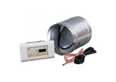 Kratki MSK/P125 Θερμοσυλλέκτης Καπνοδόχου Μεταλλικός 125mm Ασημί