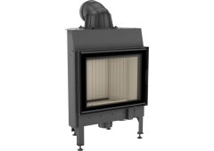 Kratki Nadia 10 Ενεργειακό Τζάκι Ξύλου 10kW Ίσιο με Ανοιγόμενη Πόρτα