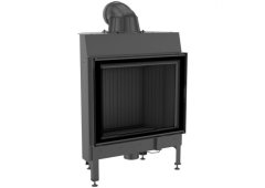 Kratki Nadia 13 Ενεργειακό Τζάκι Ξύλου 13kW Ίσιο με Ανοιγόμενη Πόρτα Black