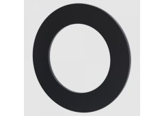 Kratki ROZETA/SO130 Ροζέτα Καπνοδόχου Μεταλλική 130mm Μαύρη