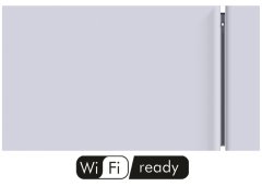 Kyoto Θερμοπομπός Τοίχου 1000W με Ηλεκτρονικό Θερμοστάτη και WiFi White  +Δώρο Γάντια Εργασίας