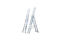 Inox Kiss Τριπλή Σκάλα Αλουμινίου 3x10