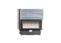 Lazaru Corner Premium 110/51 Ενεργειακό Τζάκι Αερόθερμο 13kW Δεξιά Συρόμενη Ανοιγόμενη Πόρτα