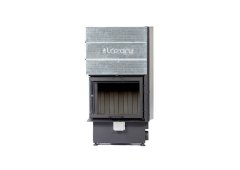 Lazaru Corner Premium 70/51 Ενεργειακό Τζάκι Αερόθερμο 12kW Αριστερή Ανοιγόμενη Πόρτα Kit Βεντιλατέρ