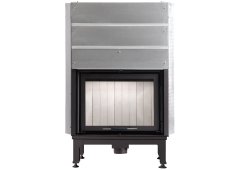 Lazaru e-FLAT 70/51 SF Ενεργειακό Τζάκι Ξύλου Αερόθερμο 11.2kW Ίσιο με Συρόμενη Πόρτα