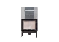 Lazaru e-PRISMA 70/51 Ενεργειακό Τζάκι Ξύλου 11.2kW Πρισματικό με Συρόμενη Ανοιγόμενη Πόρτα