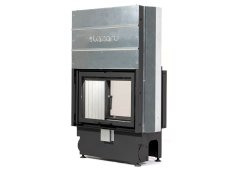 Lazaru e-Line Tunnel 70/52 Ενεργειακό Τζάκι Αερόθερμο 12.9kW Διαμπερές Συρόμενη Πόρτα με Βεντιλατέρ