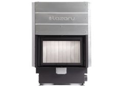 Lazaru Flat Premium 80/51 Ενεργειακό Τζάκι Ξύλου Αερόθερμο 14.2kW Ίσιο με Συρόμενη Ανοιγόμενη Πόρτα