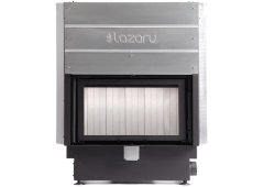 Lazaru Flat Premium 90/51 Ενεργειακό Τζάκι Αερόθερμο 13.5kW Ίσιο Ανοιγόμενη Πόρτα Kit Βεντιλατέρ