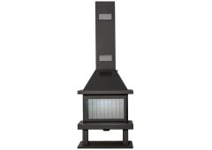 Lazaru Side 3S 90/55 Ενεργειακό Τζάκι Ξύλου Αερόθερμο 12,3kW Τρίπλευρο με Ανοιγόμενη Πόρτα