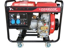 Miyake LDE6800E Γεννήτρια Πετρελαίου με Μίζα, Ρόδες και Μέγιστη Ισχύ 6.8kVA