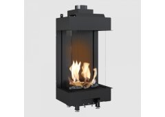 Kratki Leo LP 45 68 G20 Ενεργειακό Τζάκι Αερίου 5.8kW Τρίπλευρο με Σταθερή Πόρτα