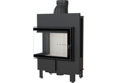 Kratki Lucy 12 L BS Ενεργειακό Τζάκι Ξύλου 12kW Αριστερή Γωνία με Ανοιγόμενη Πόρτα